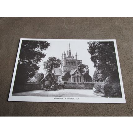 Early Real photo Postcard - Whippingham Church, Isle of Wight