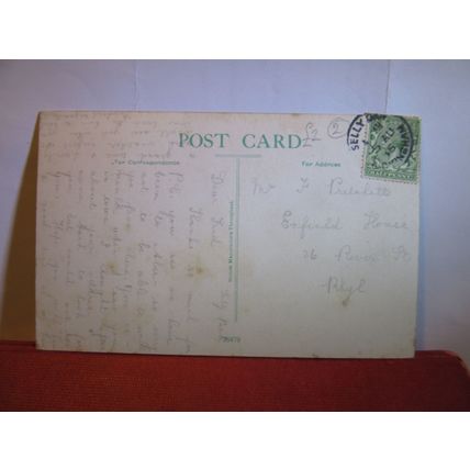 DEVIL'S BRIDGE, ABERYSTWYTH, WALES used antique postcard 1915 pm =