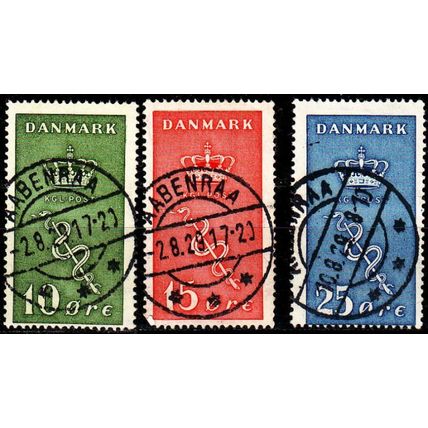 DÄNEMARK DANMARK [1929] MiNr 0177-79 ( O/used ) [01]