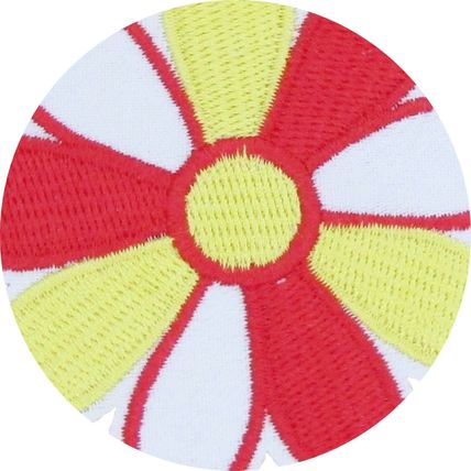 Flower Iron On Patch Flower Badge Decoration Motif Badges 7.5 x 7.5cm Plant P322