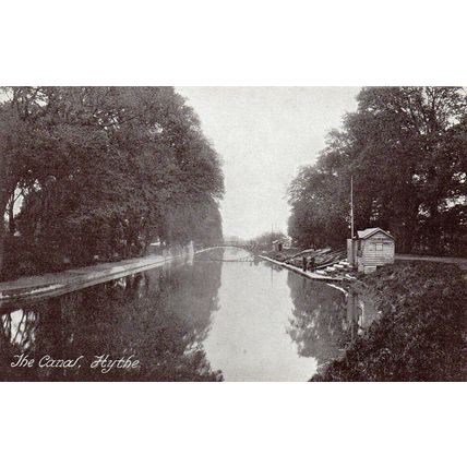 The Canal - HYTHE - Kent Original Postcard (LCT)