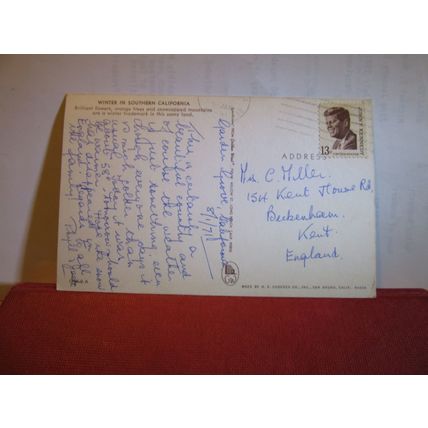 Southern California, USA used postcard dated 1971 =