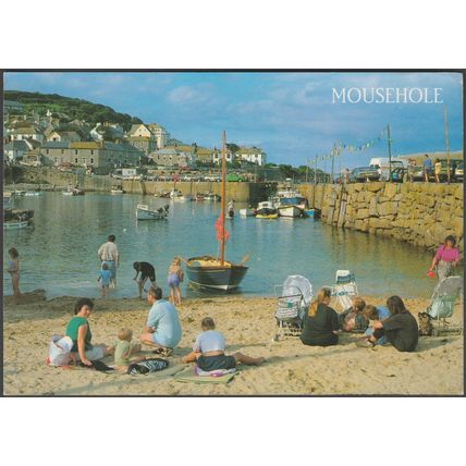 The Harbour, Mousehole, Cornwall, c.1980s - Salmon Postcard