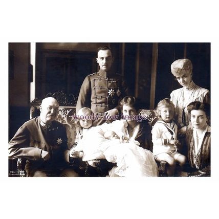 rs1725 - Prince Ernst August of Hannover with Wife & Children - print 6x4