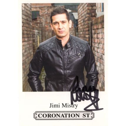 Sol Heras Coronation Street RARE Hand Signed Cast Photo