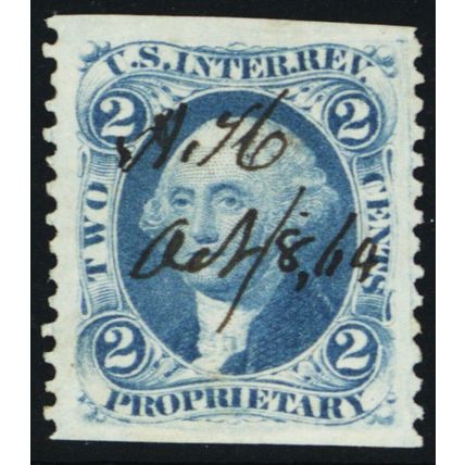 R13b, Used 2¢ - Superb With PFC Certificate - Stuart Katz