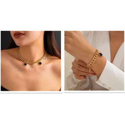 Fashion Color Parthenocissus Grass Pendant Necklace For Women