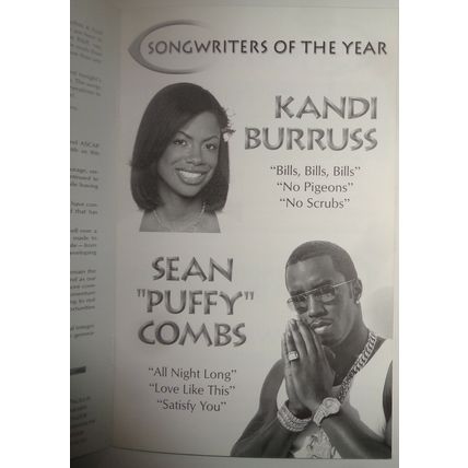 2000 ASCAP Rhythm & Soul Music Awards - Kandi Burruss, Sean "Puffy" Combs et al