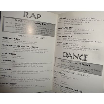 2000 ASCAP Rhythm & Soul Music Awards - Kandi Burruss, Sean "Puffy" Combs et al