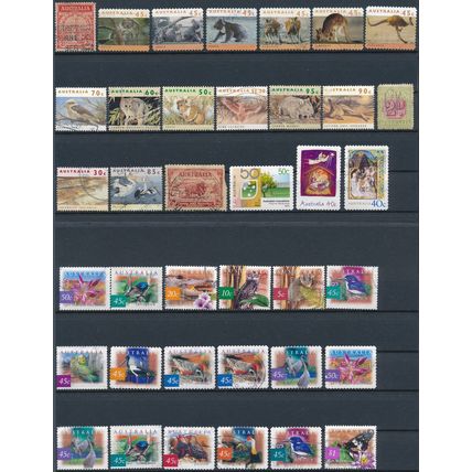 391 Stamp Selection - Australia - Used Hinged