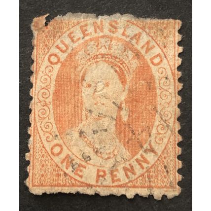 AUSTRALIAN STATES..-queensland SG 095 USED 1d