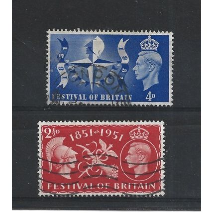 GB.Festival of Britain set of 2.Fine Used.Jul25