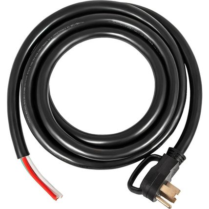VEVOR 25 FT 50 Amp Generator Extension Cord 6 Gauge STW 6/3+8/1 RV Power Cord N1