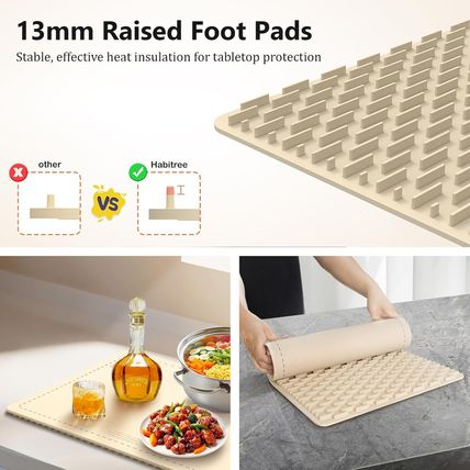 Food Warmer Silicone Electric Warming Tray - Rapid Heating, Precise 6-Level Temp