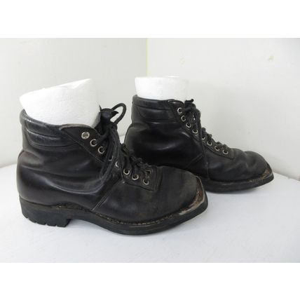 Vintage Kikut Norway 3-Pin Nordic Cross Country Ski Boots Black Size 25 Mondo