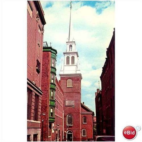1960's Boston's Old North Church, Salem Street