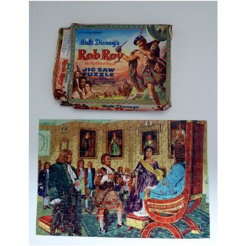Vintage 1950s Walt Disney’s Rob Roy –The Highland Rogue Jigsaw