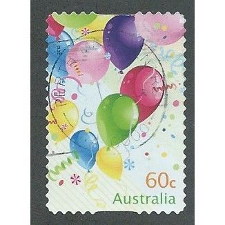 AUS 2012 60c (S/A) 'BALLOONS' FINE USED (EBID36-333)