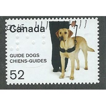 CAN 2008 52c(S/A) 'GUIDE DOGS' FINE USED (EBID41-245)