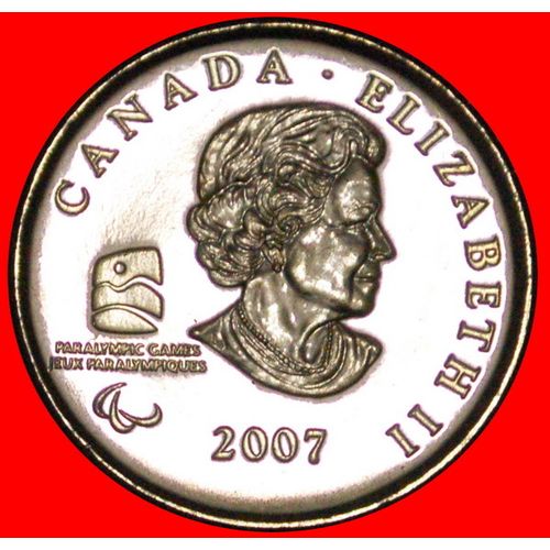 CURLING: CANADA ★ 25 CENTS 2007 UNC MINT LUSTER! LOW START ★ NO RESERVE!