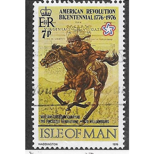 IOM 1976 7P 'AMERICA BICENTENNIAL' FINE USED (EBID54-744)