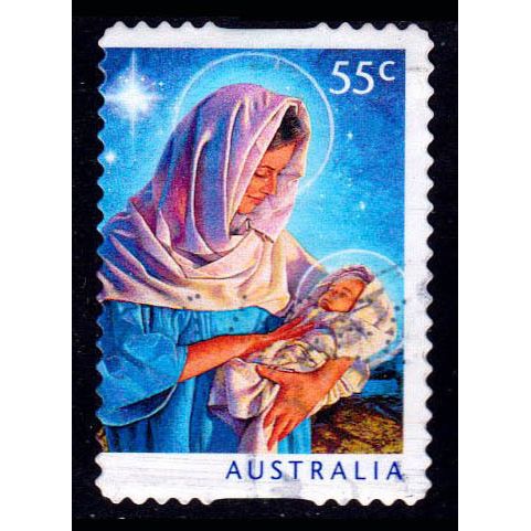 Australia 2011 Christmas 55c Used P&S Stamp