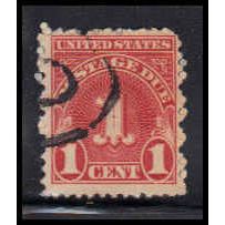 Used J80a 1c Postage Due Average Plus K1423