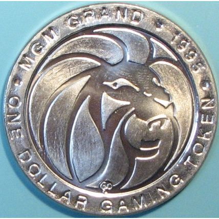 MGM Grand. $1 Casino Token. Las Vegas, NV. Bowe vs Gonzales. U06.