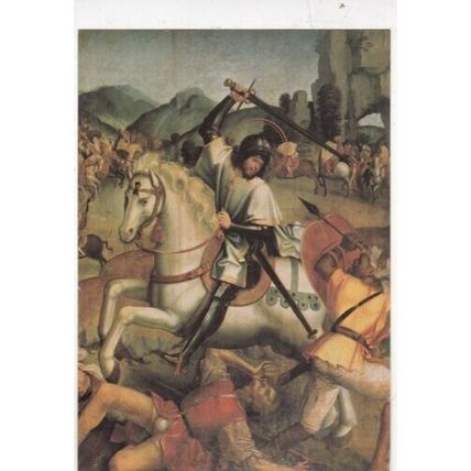 Portugal Museu Nacional de Arte Lisbon Paintings Maxim Card set of 4 BPC 56-59