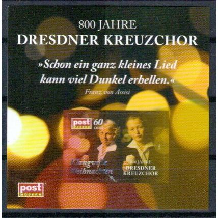 Block 800 J. Dresdner Kreuzchor / m/s Dresden Cross Choir **/MNH 2015