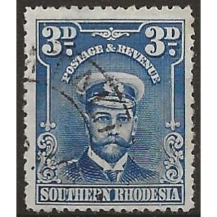 Southern Rhodesia 1924 SG5 3d Blue Fine Used . .. .