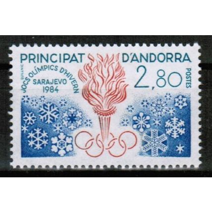 1984 Andorra - Winter Olympics 2.80fr - Sc# 321 Mint NH