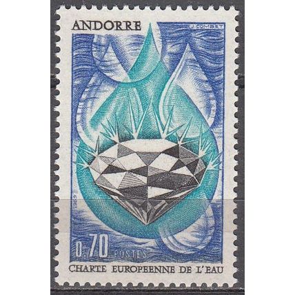 Andorre Français 1969 Michel 217 Neuf ** Cote (2008) 6.00 € Charte de l'eau