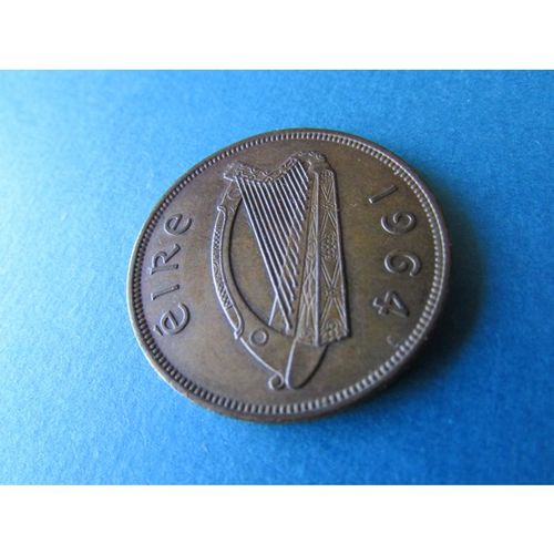 1964 IRELAND ONE PINGIN - COIN - 2 FREE POST. R