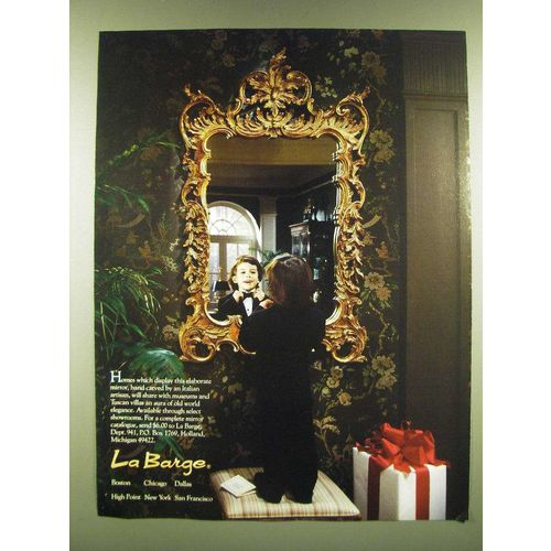 1990 La Barge Mirror Ad - Homes which display this elaborate mirror
