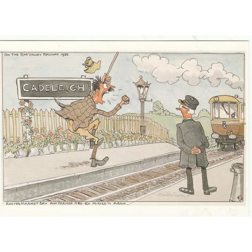 Exeter Market Day & Farmer Ned Ev Missed'n Again On The Exe Valley Railway 1935