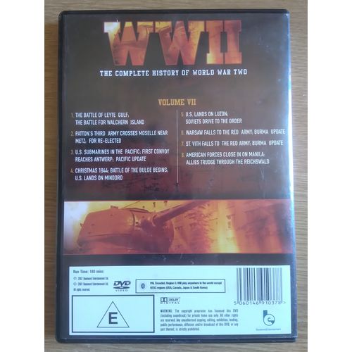DVD: WWII, The Complete History, Vol VII: Documentary