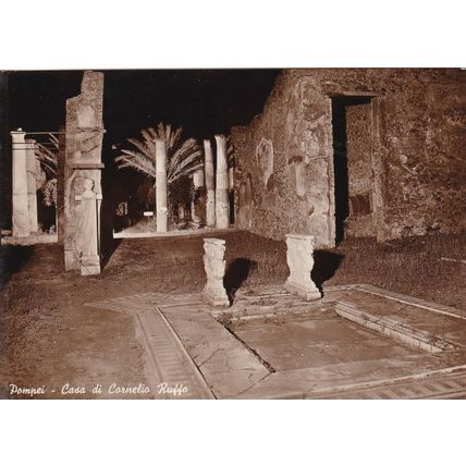 Pompei Casa Cornelio Rufo Italy Postcard unused VGC