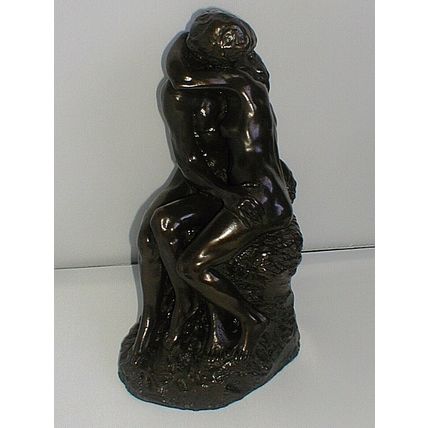 COLD CAST BRONZE, NUDE COUPLE KISSING, Circa 1980's. Absolutely Stunning, Mint.