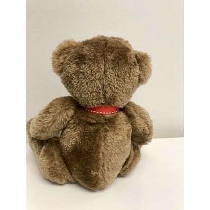 NEW ProFlowers Teddy Bear Toy Plush 8" Stuffed Animal with Red Bow Item# BE1653