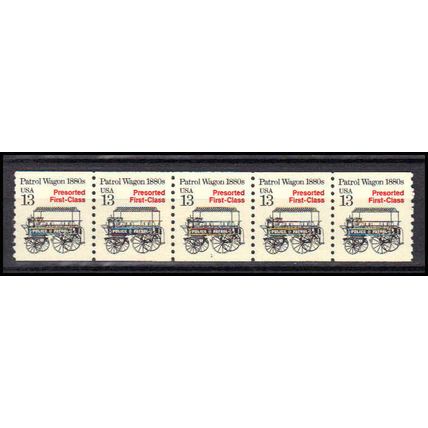 2258 13c Police Wagon Very Fine MNH Dry Gum PNC 1/5 X3114