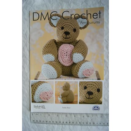2014 DMC crochet - Teddy bear by Becky Garratt, Amigurumi, Natura XL cotton