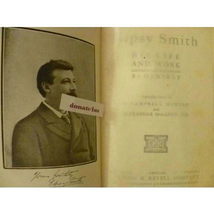 GIPSY SMITH AN AUTOBIOGRAPHY 1906 HARDCOVER