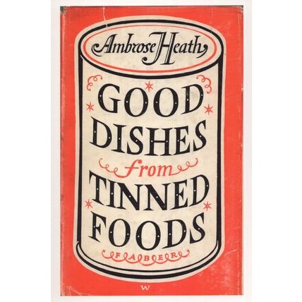 Good Dishes From Tinned Foods WW2 1943 Book Postcard