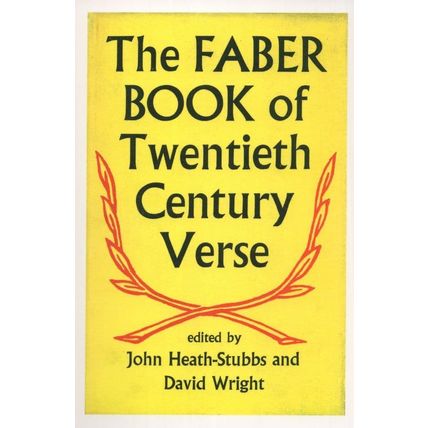 The Faber Book Of Twentieth Century Verse 1953 Book Postcard