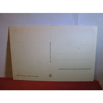 PLATTENWEIBLE photograph by Michel Seppe art. unused postcard old lady smoking =