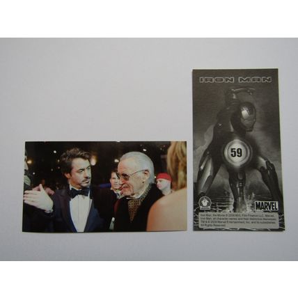 Marvel - Iron Man The Movie 2008 - Preziosi Sticker Drop-down Choice (e18)