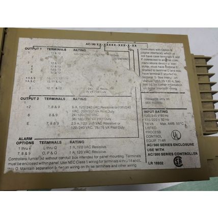 BARBER COLMAN 560,AC/56/XX-XXXXX-XXX-X-XX CONTROLLER 5653-04815-340-1-1815,Cg