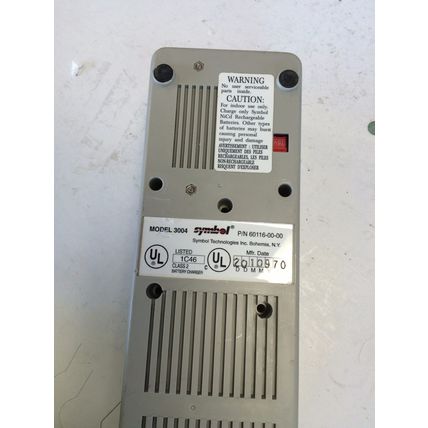 SYMBOL 3004 TECHNOLOGIES BATTERY CHARGER 3004, P/N 60116-00-00,CW