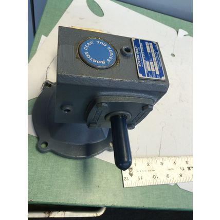 New BOSTON GEAR F713-30S-B5-J6-DOR RIGHT-ANGLE GEAR MOTOR,30:1-RATIO,.320HP,CK
